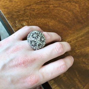 Silver Cocktail Ring